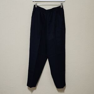 Briggs New York Blue Casual Trousers with Relaxed Fit and Elastic Cuffs